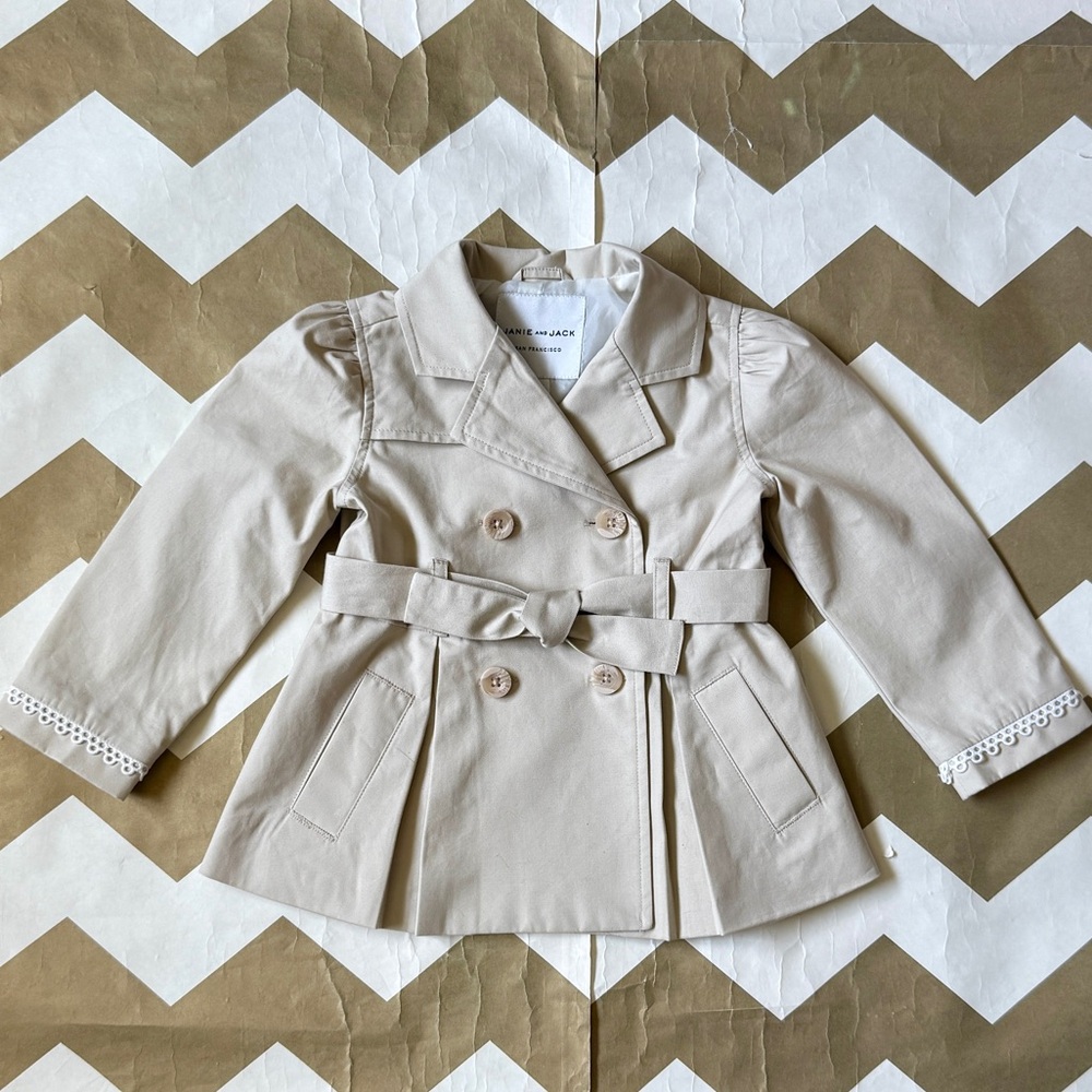 Janie and Jack trench coat